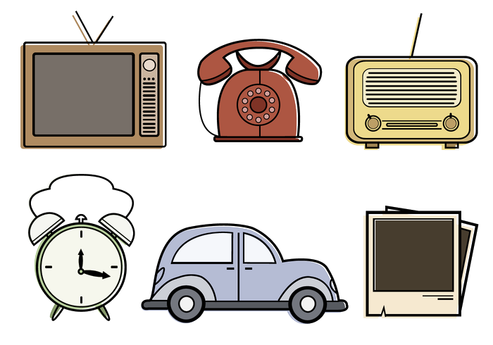 Vintage Objects PNG Photo