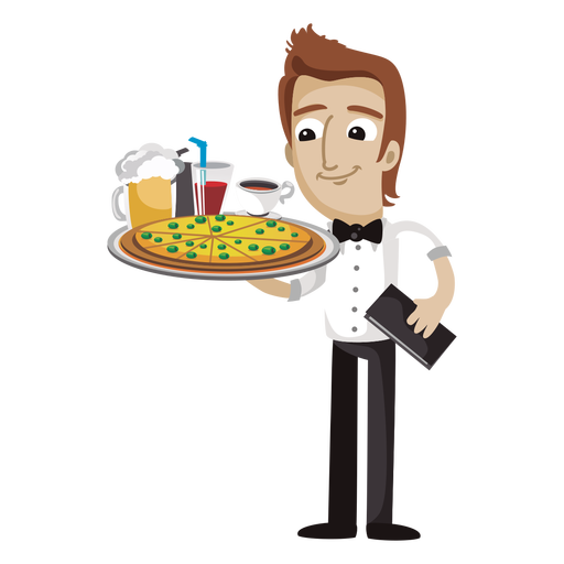 Waiter PNG High-Quality Image