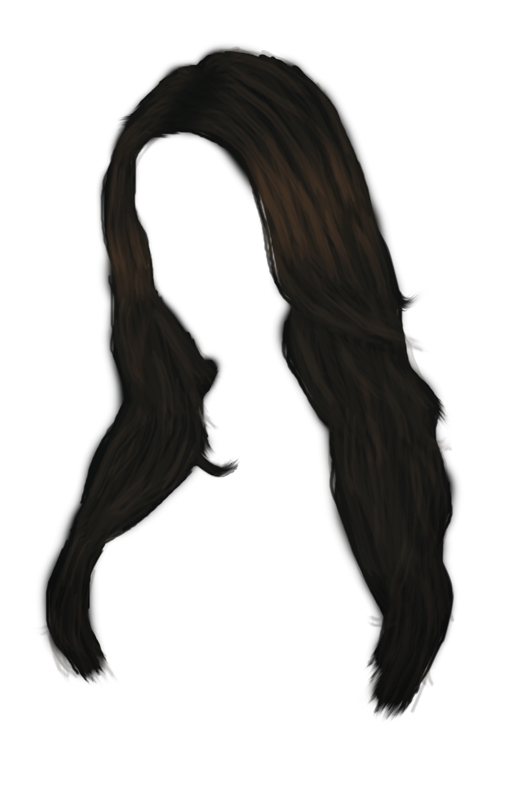 Imagen Transparente del pelo de la mujer