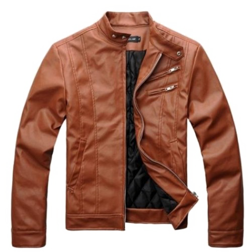 Women Leather Jacket PNG Pic