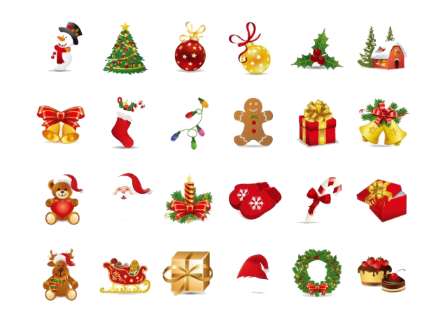 Weihnachtselemente PNG Free Download