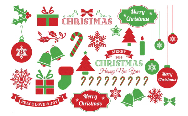 Xmas Elements PNG Picture