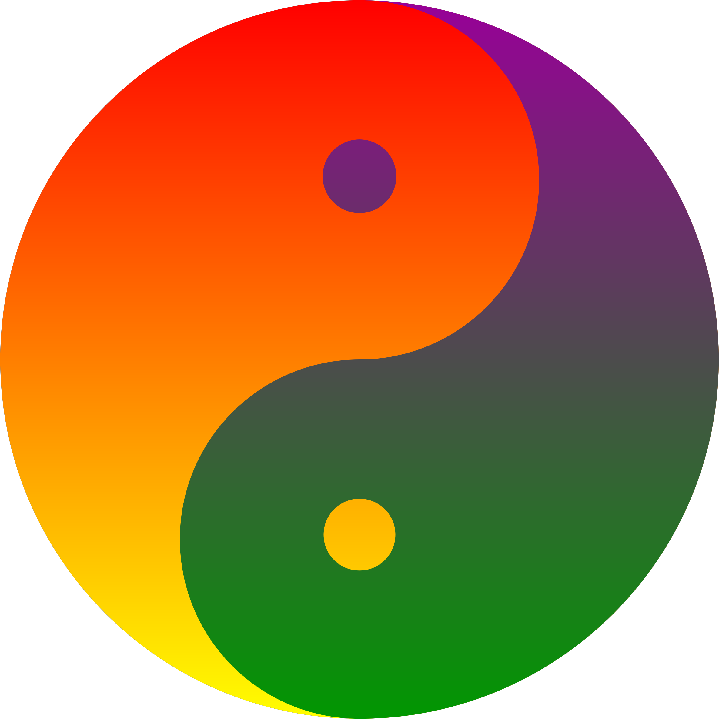 Immagine di sfondo di yin e yang PNG
