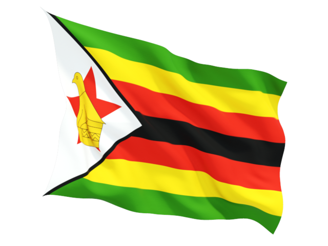 Simbabwe-Flagge PNG Hochwertiges Bild