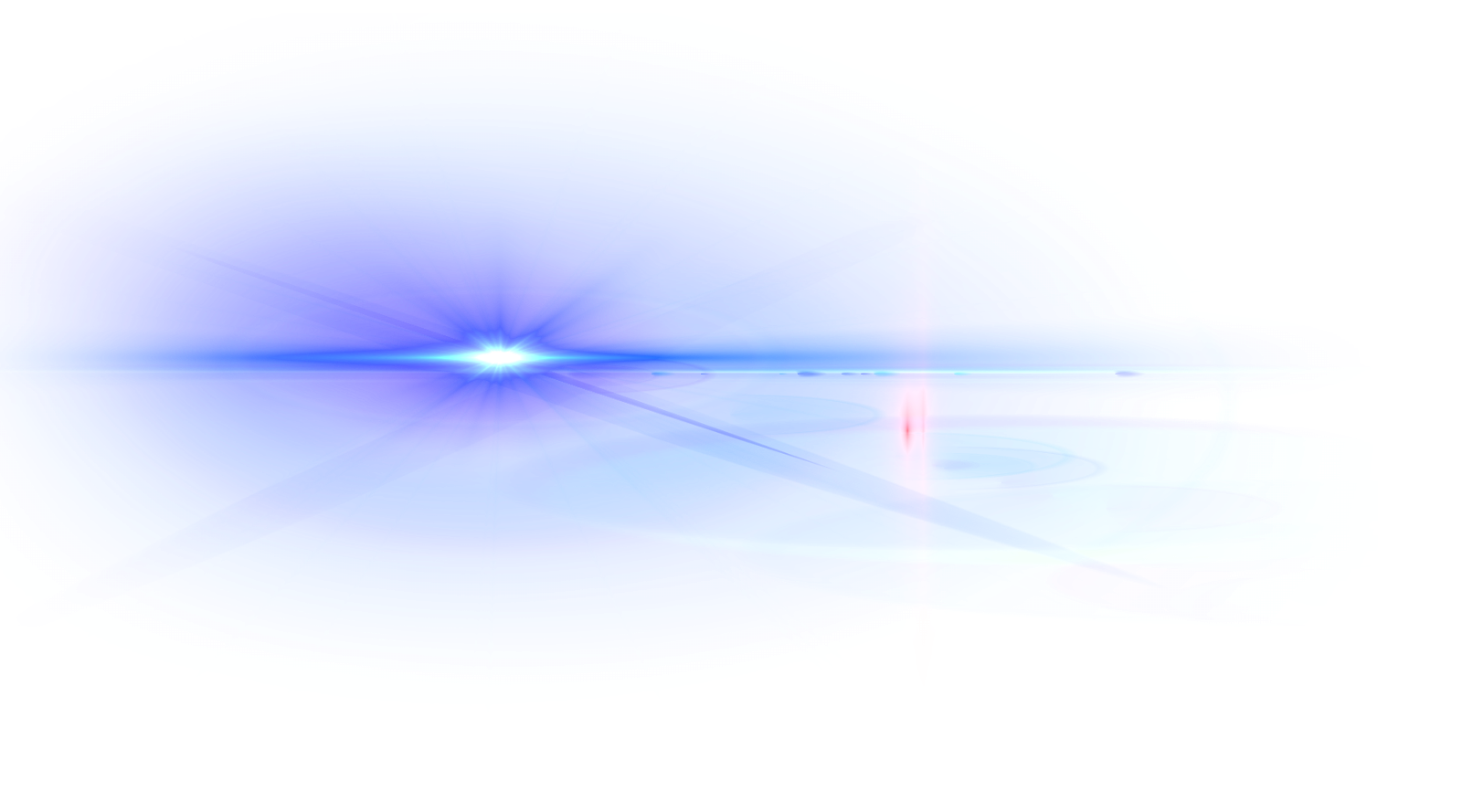 Blue Lens Flare PNG Picture