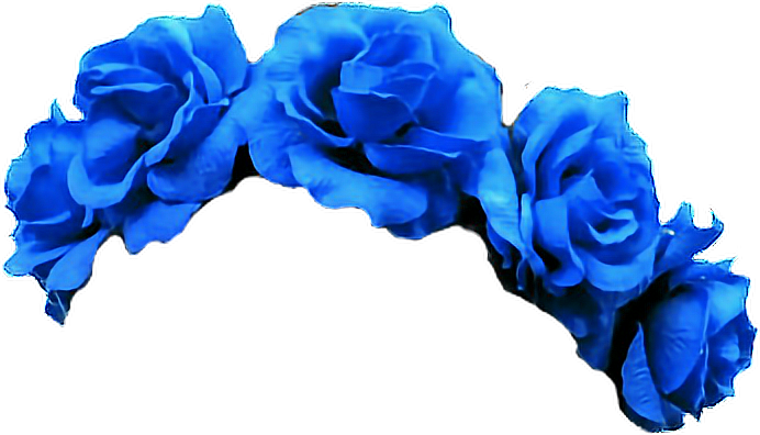 Blue Rose PNG Image Transparent Background