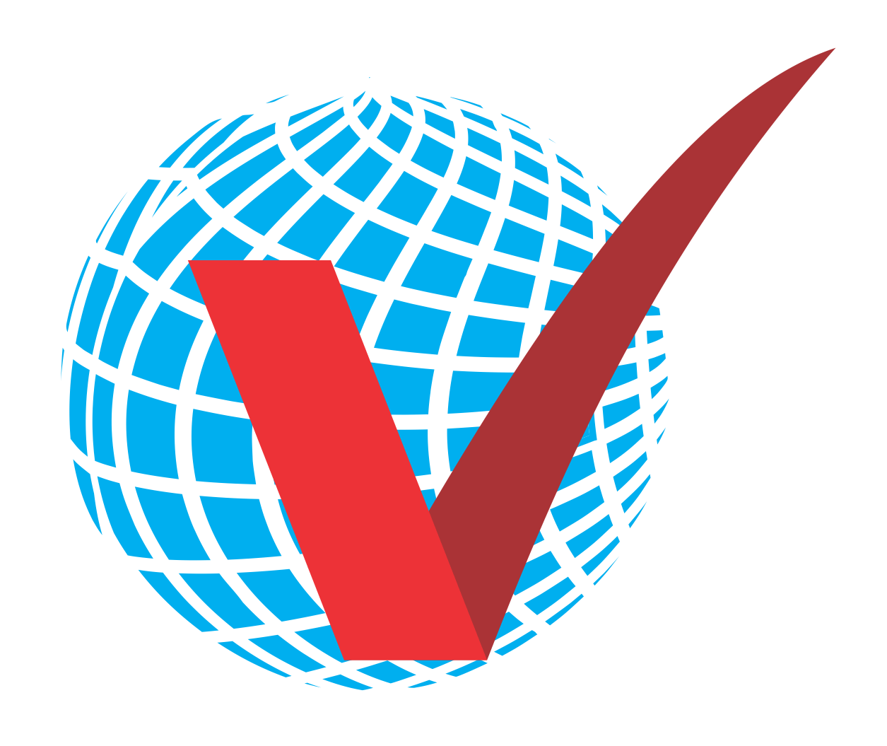 Blue V Logo PNG Free Download