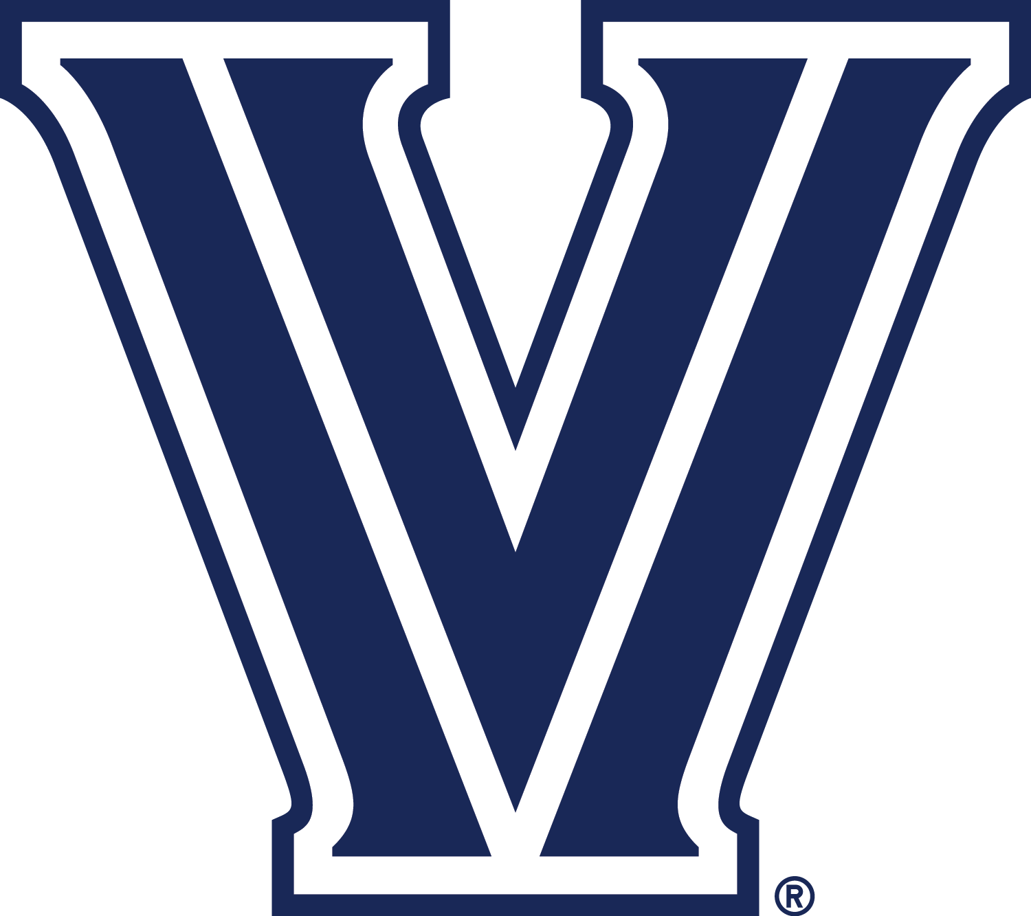 Blue V logo PNG Gambar Transparan