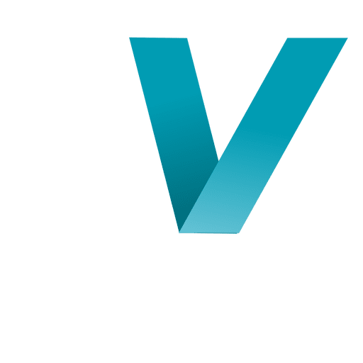 Blue V logo Gambar Transparan