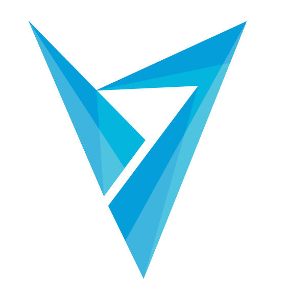 Imagens transparentes de logotipo azul V
