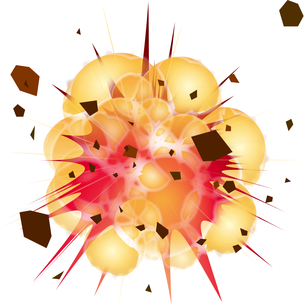 Bomb Explode PNG Background Image