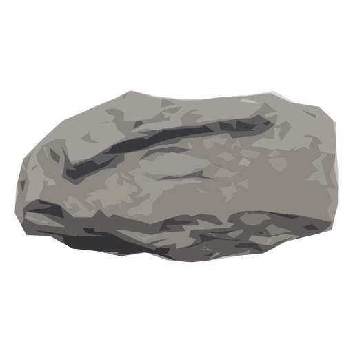 Imagem transparente de rocha de pedregulho