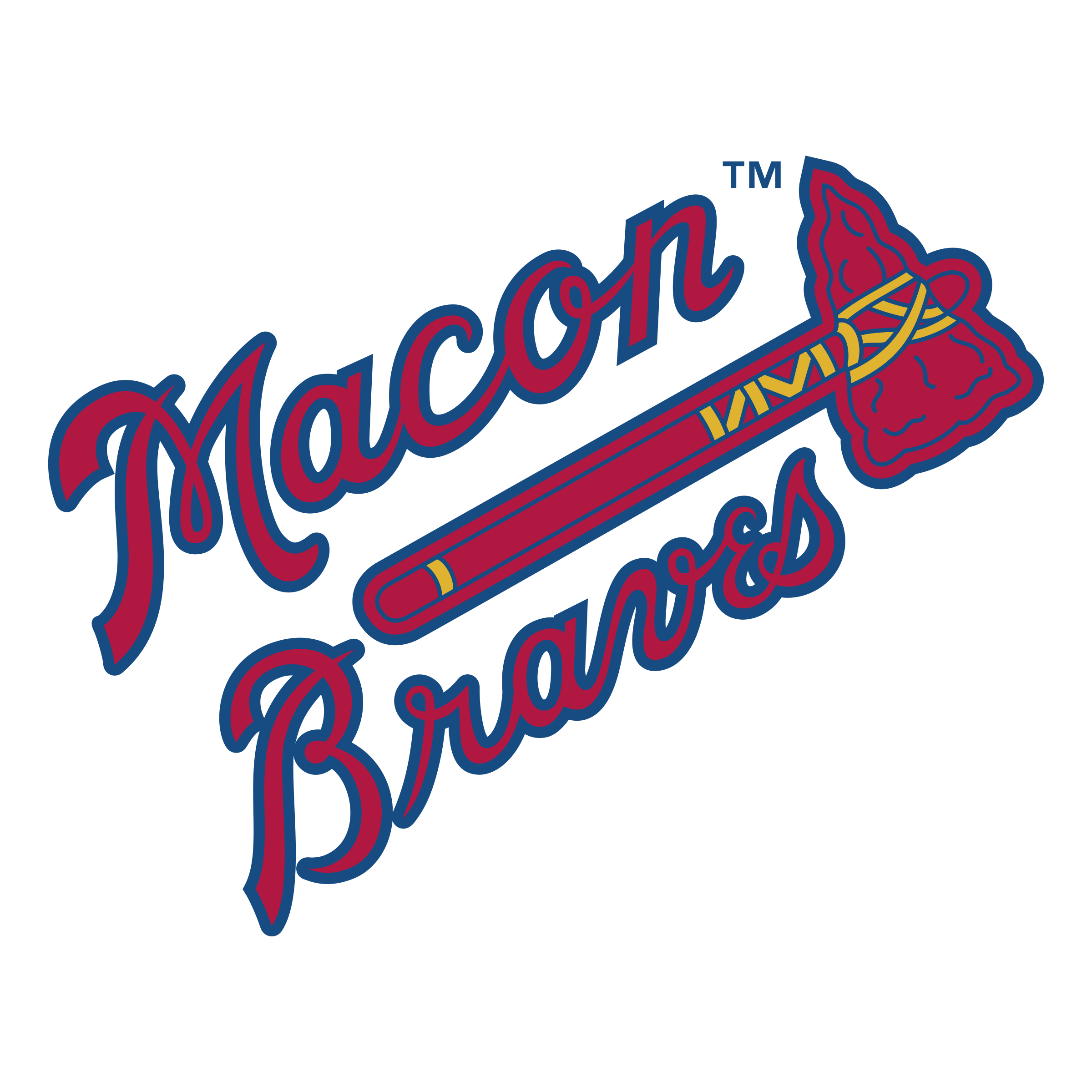 Braves Logo PNG صورة خلفية شفافة