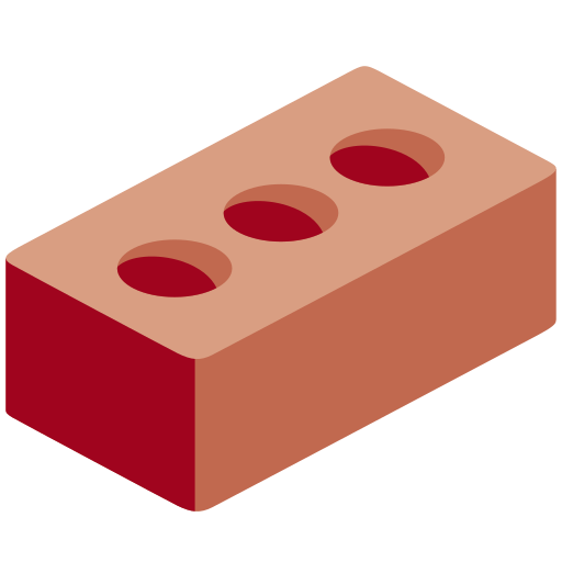 Bricks Emoji Transparent Image