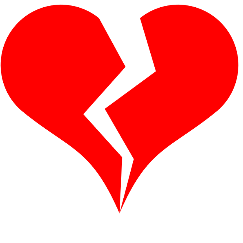 Broken Heart PNG High-Quality Image
