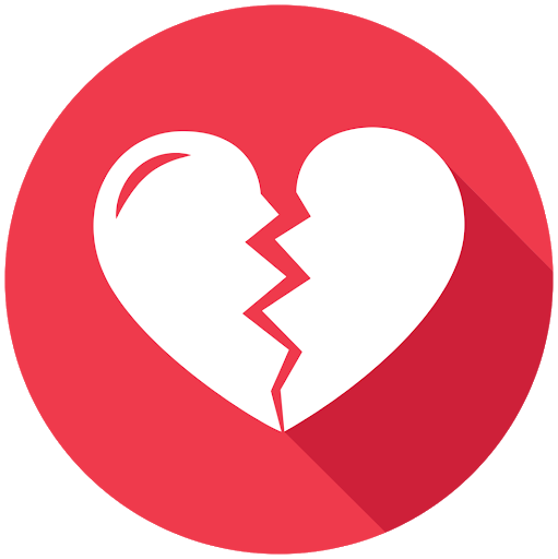 Broken Heart PNG Image Background