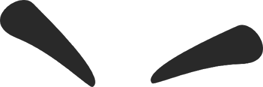 Bentuk alis Transparan latar belakang PNG