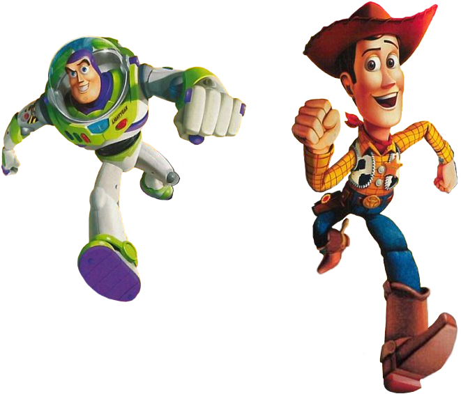 Buzz dan Woody PNG Gambar berkualitas tinggi