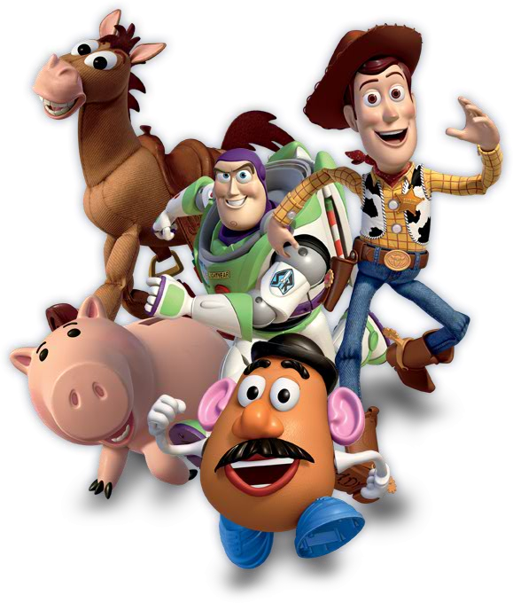 Buzz und Woody Toy Story PNG Hintergrund Bild