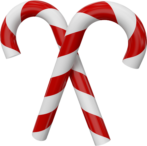 Candy Cane Download Transparante PNG-Afbeelding