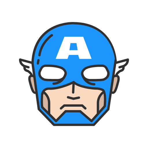 Captain America Mask PNG Background Image