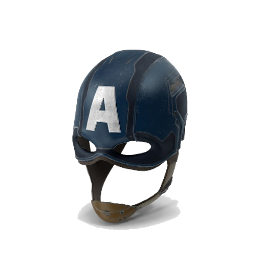Captain America Mask PNG Image Transparent Background
