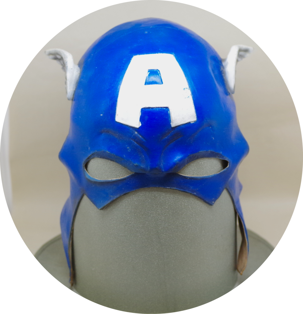 Captain America Mask PNG Transparent Image