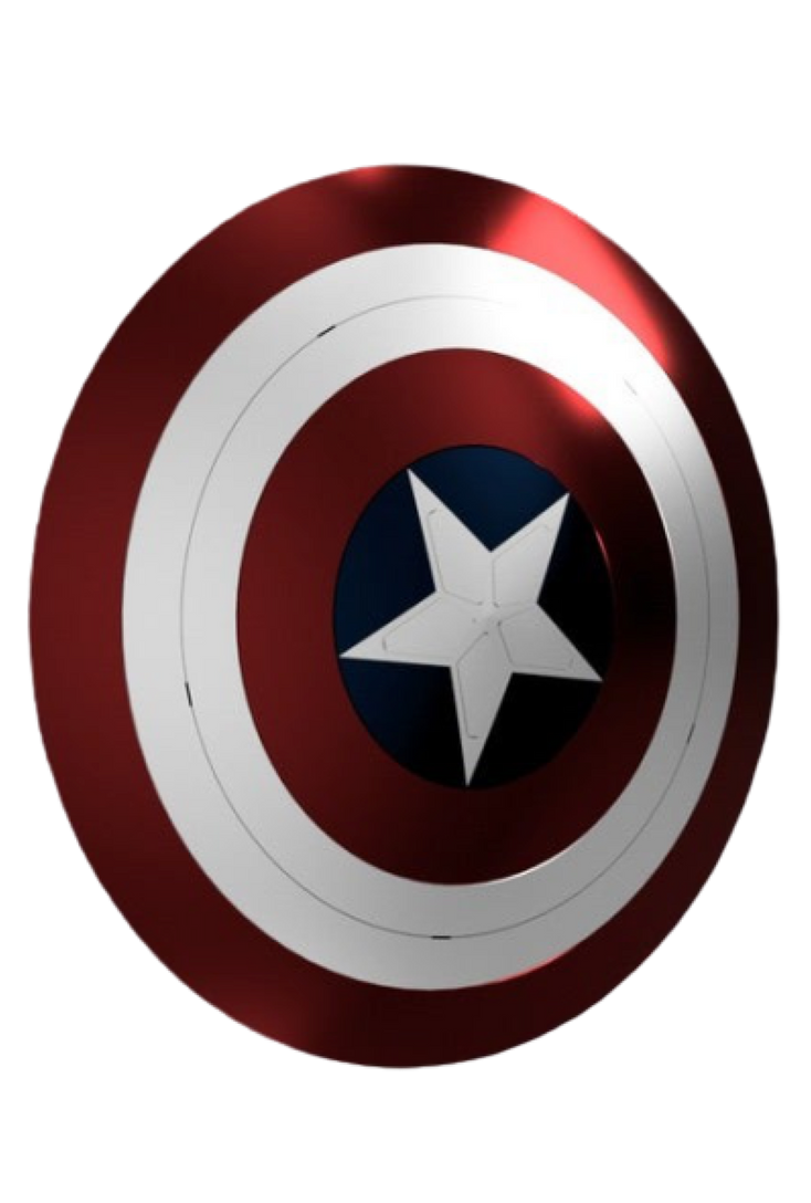 Captain America Shield Metal PNG Unduh Gratis