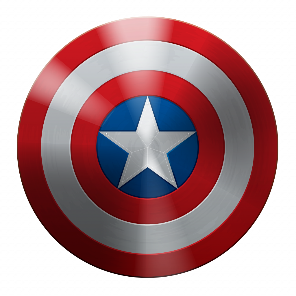 Captain America Shield Metal PNG High-Quality Image