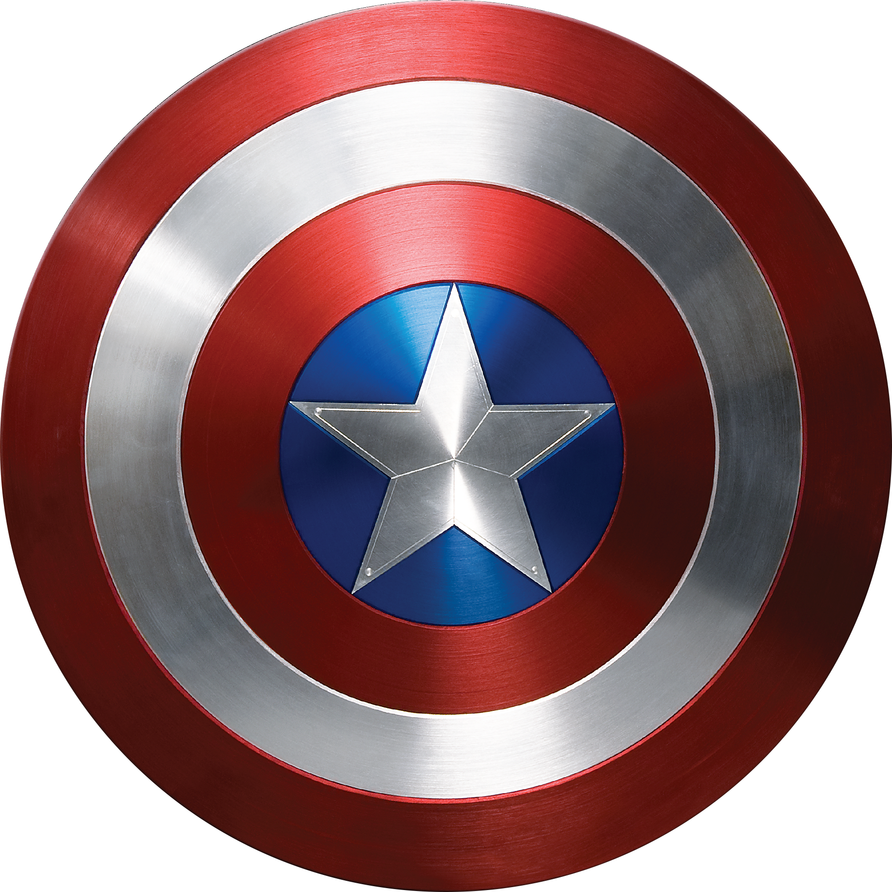 Captain America Shield Metal PNG Image Transparent Background