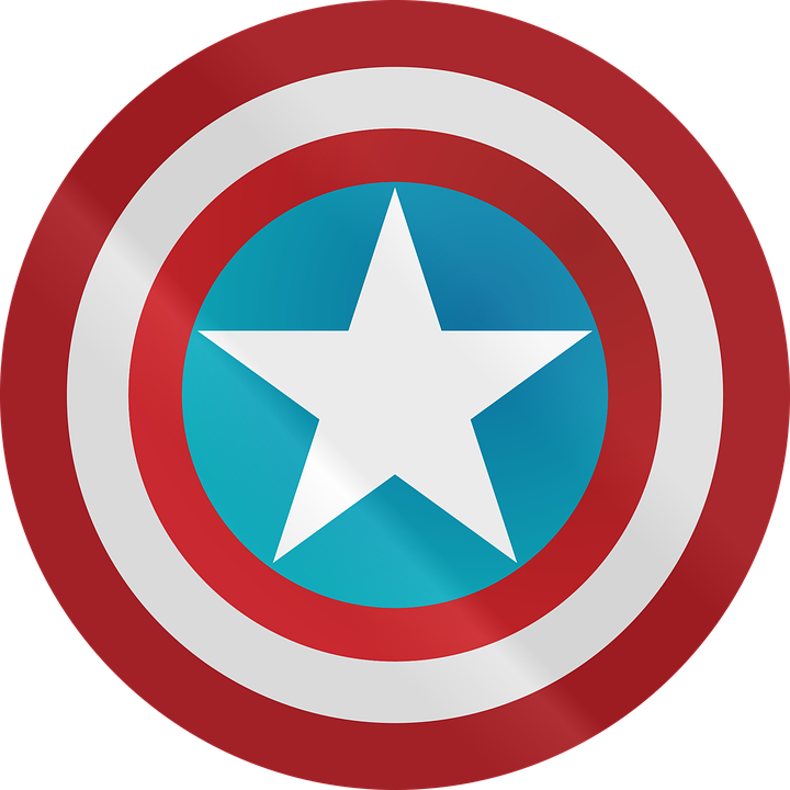 Captain America Shield Metal PNG Pic