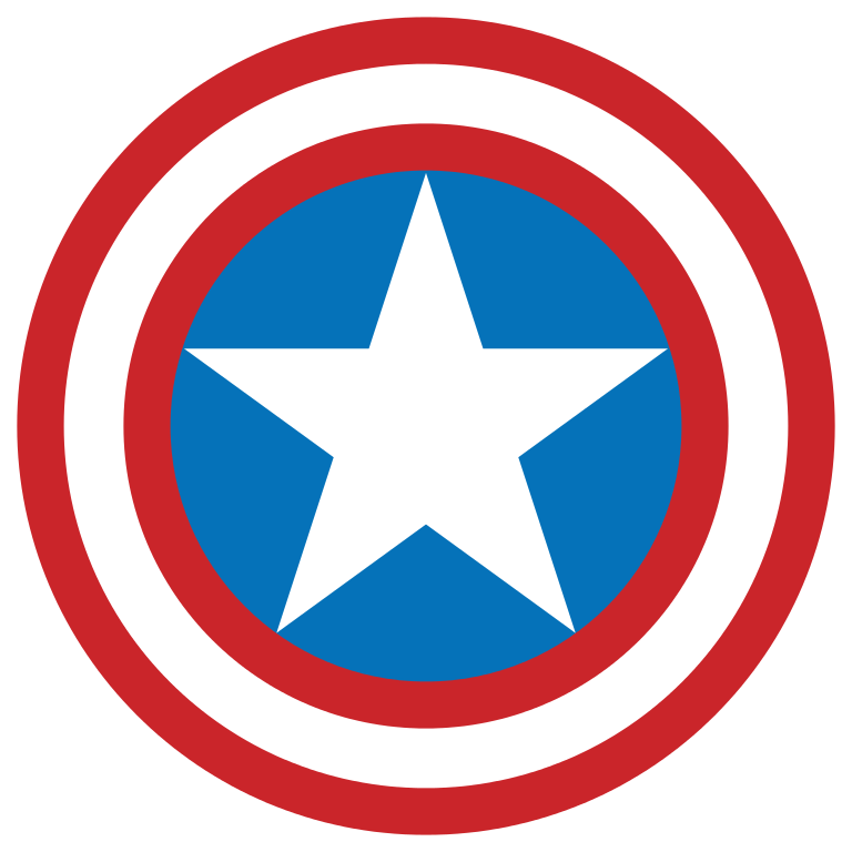 Gambar Captain America Shield PNG