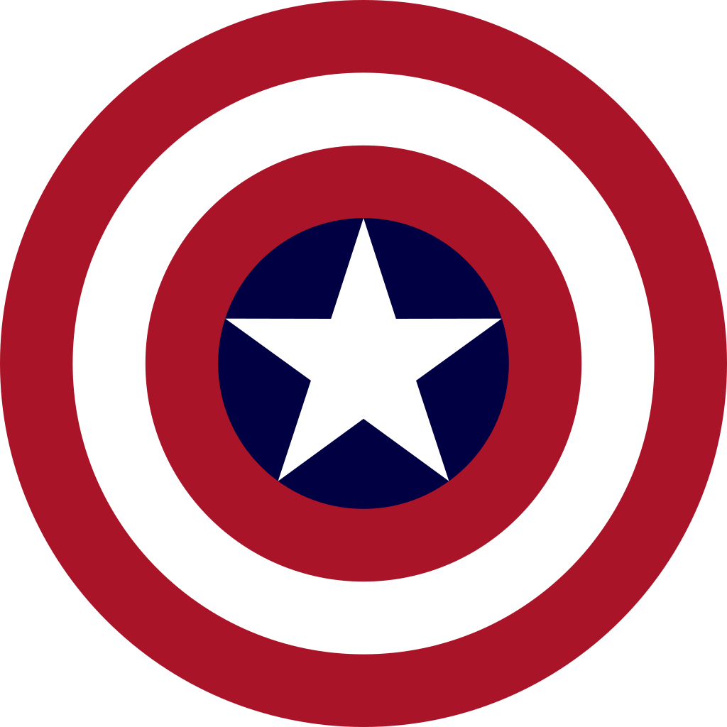 Captain America Shield PNG Gambar Transparan