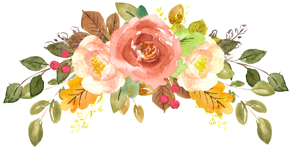 زهور الكرتون PNG صورة خلفية