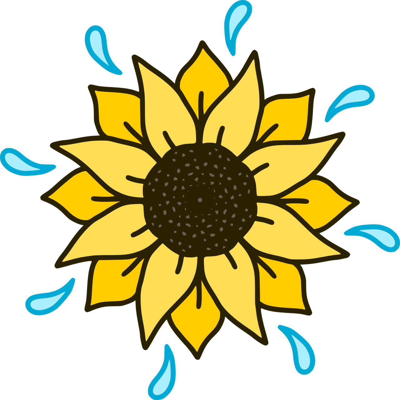 Cartoon Flowers PNG Picture