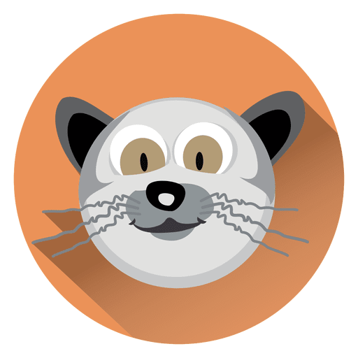 Cat Cartoon Face PNG Image Transparent Background