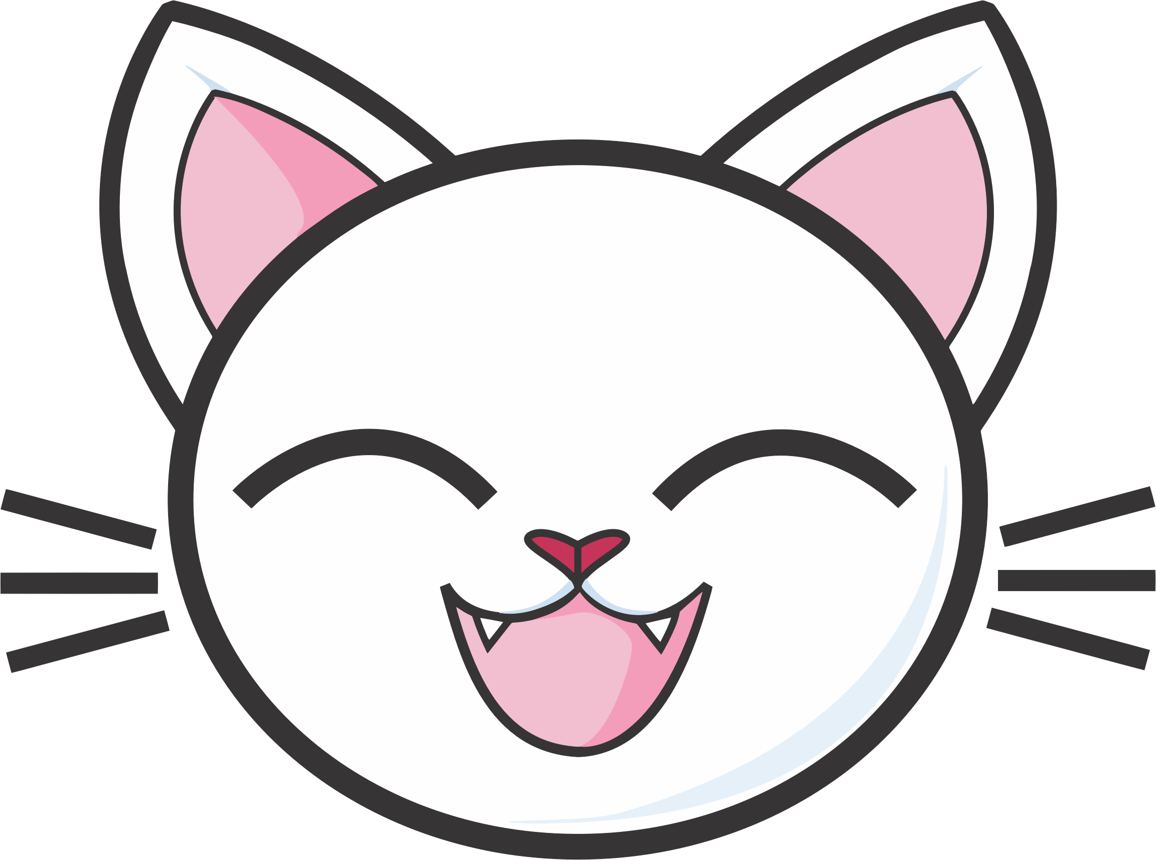 Cat Face Emoji Free PNG Image