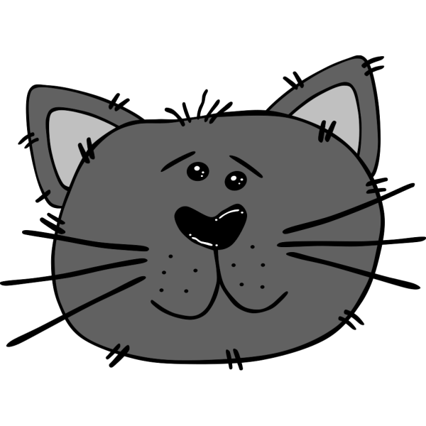 Кошка лицо прозрачное изображение
