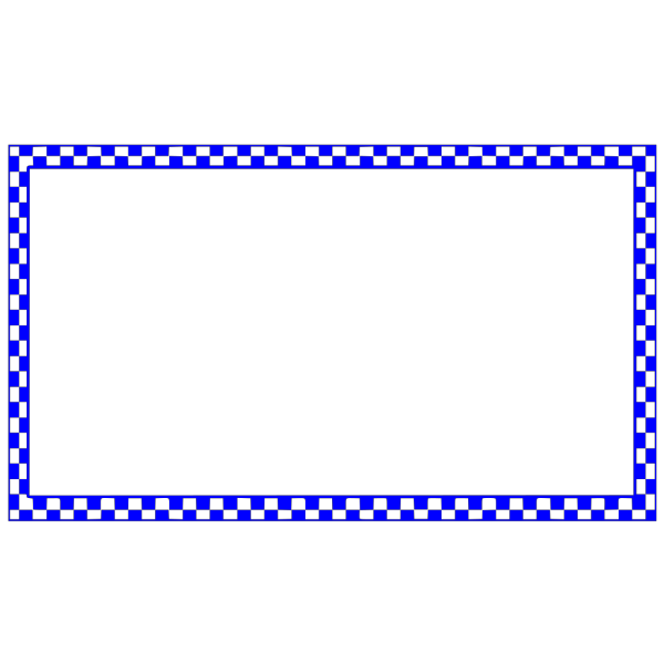 Checkered Border PNG High-Quality Image
