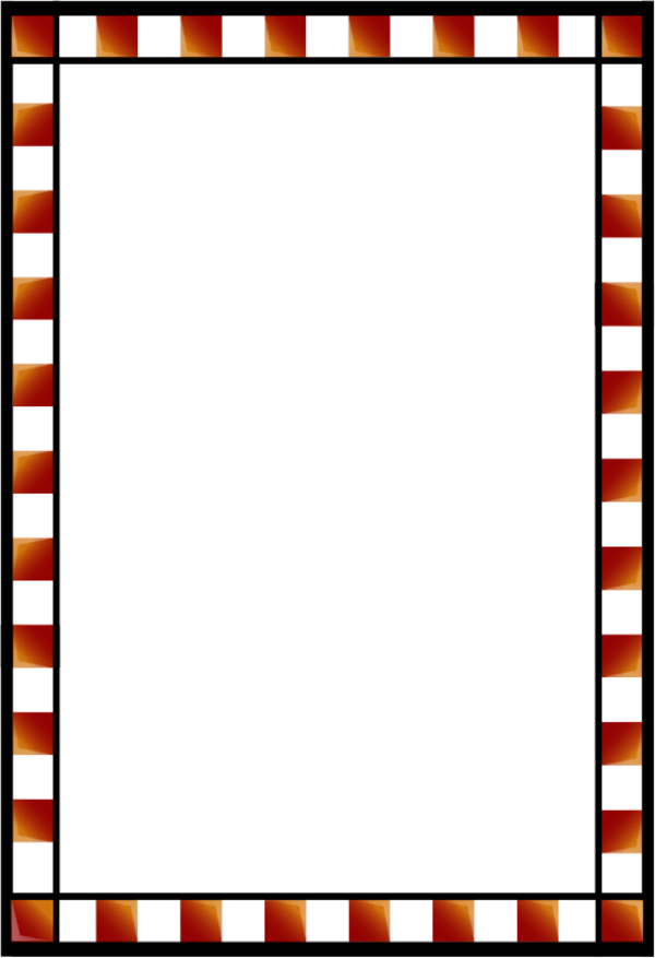 Checkered Border PNG Image Background