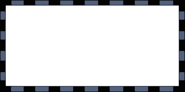Checkered Border PNG Transparent Image
