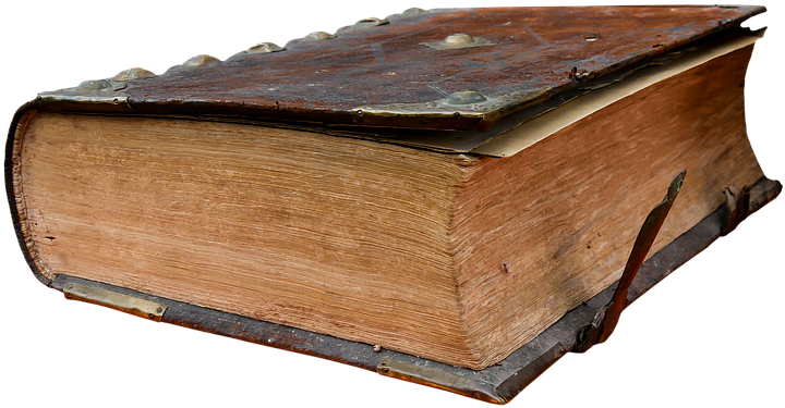 Closed Old Book PNG High-Quality Image