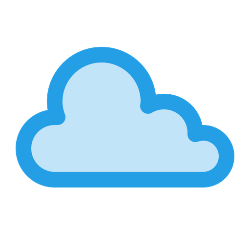 Cloud-Gliederung PNG Kostenloser Download