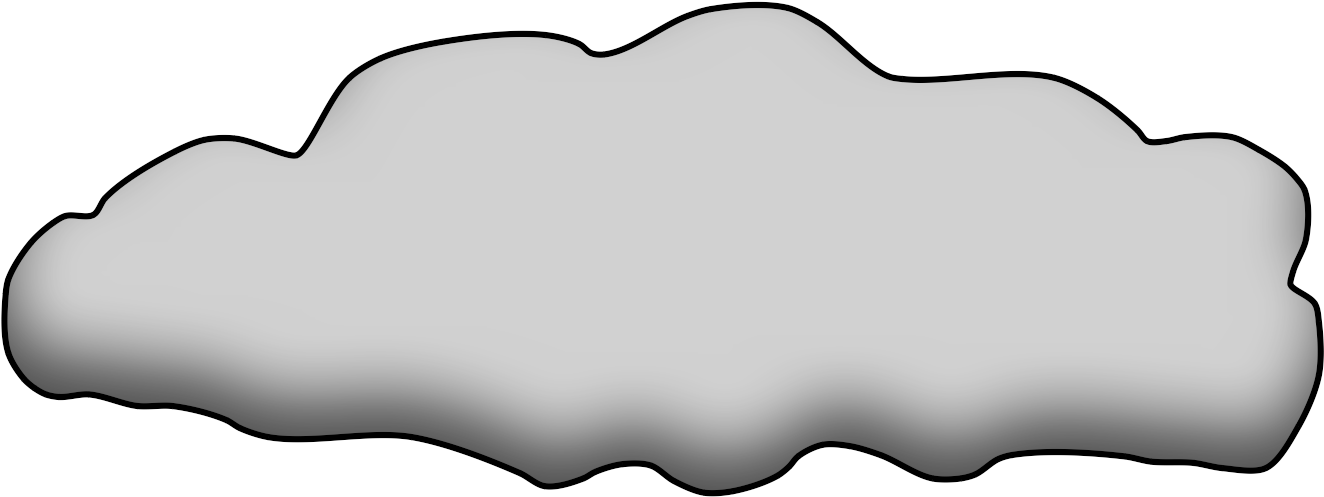 Облачный набросок PNG изображения фон