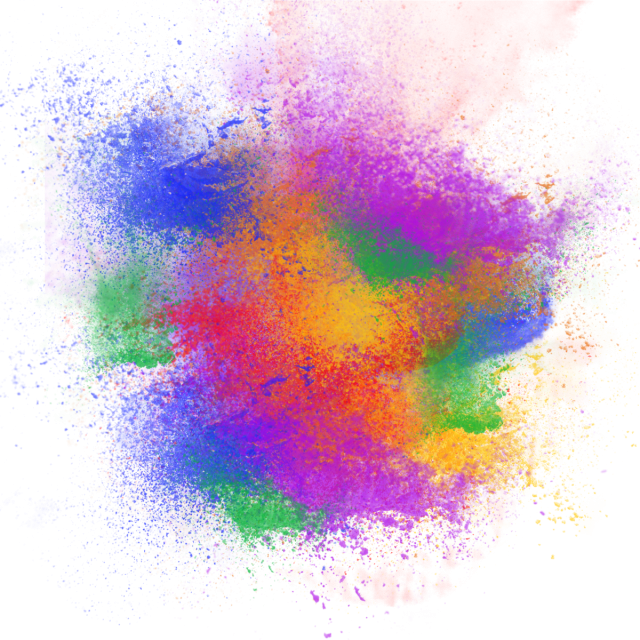 Color Powder PNG Image Transparent Background