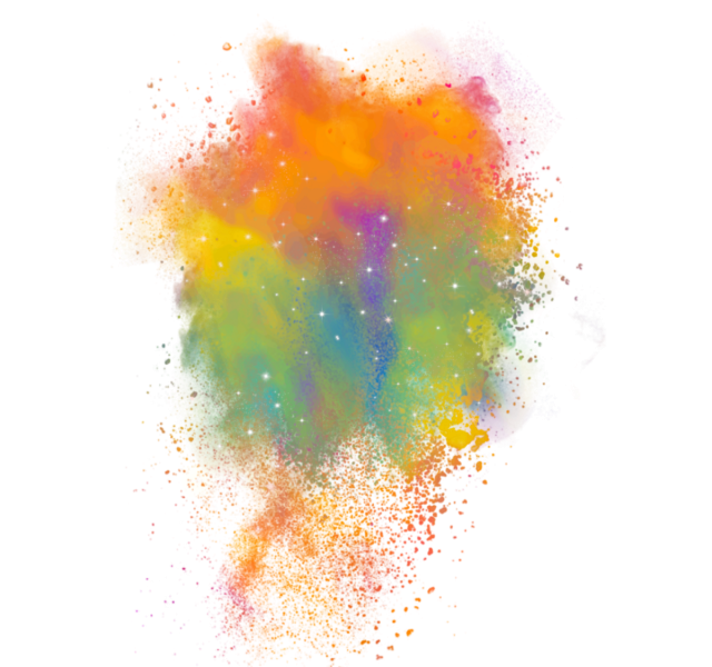 Immagine di PNG a polvere di colore