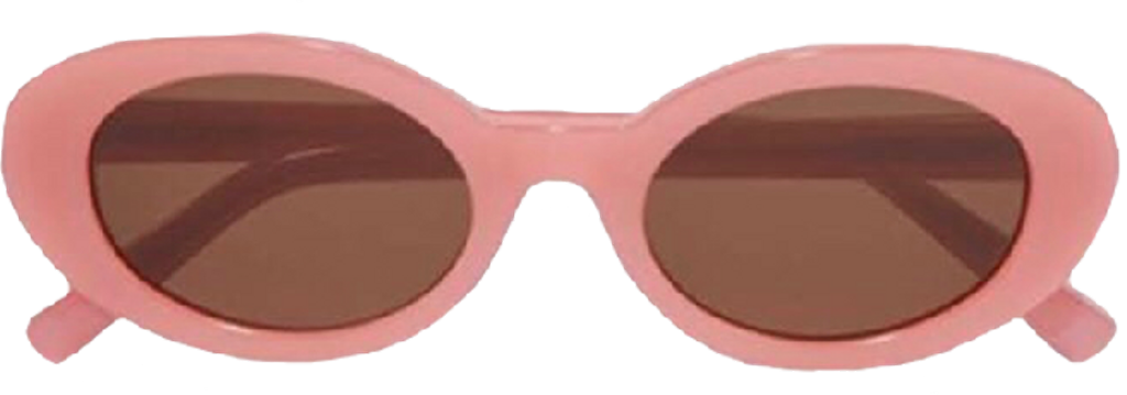 Imagem transparente de óculos de esquina colorida