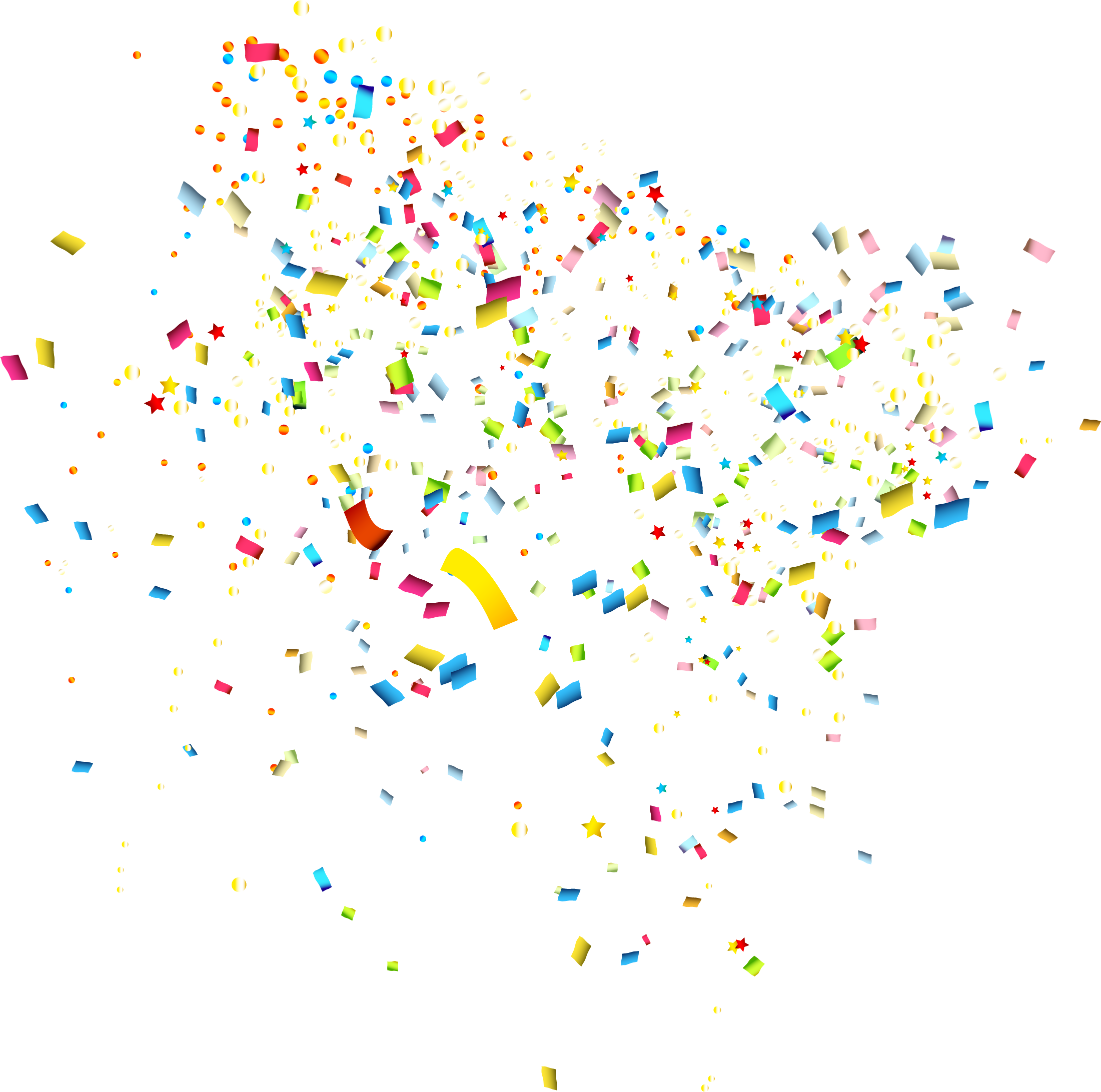 Confetti Download PNG Image