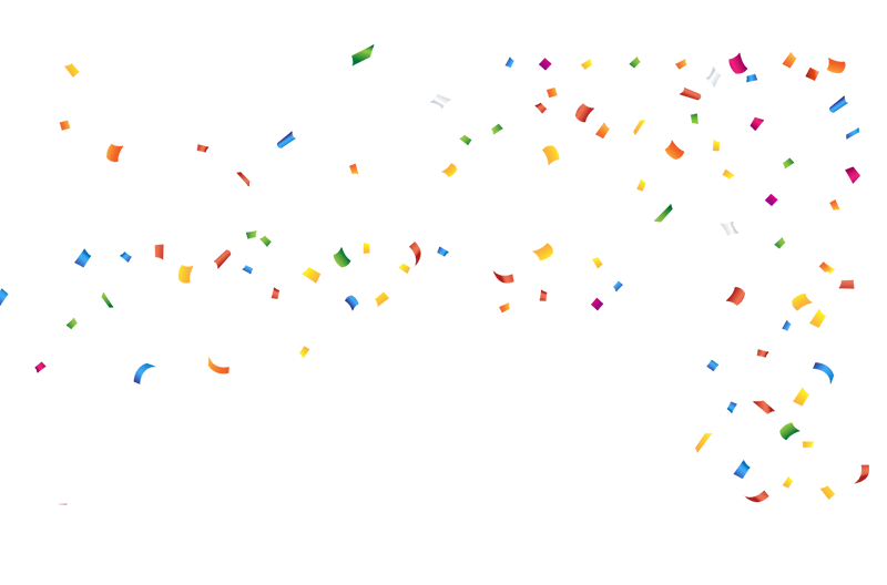 Confetti PNG Afbeelding