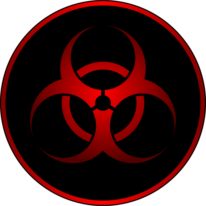 Immagine di PNG del simbolo di biohazard fresco